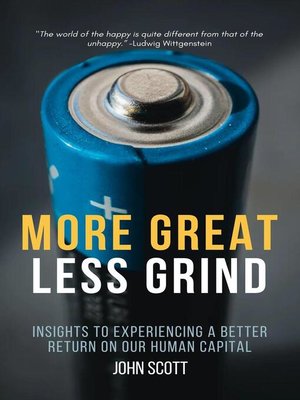 cover image of More Great Less Grind